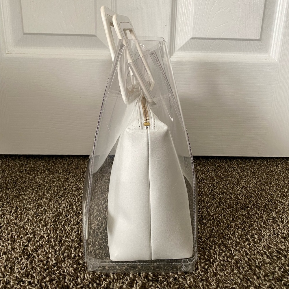 Staud Shirley PVC bag in White - Picture 4 of 5